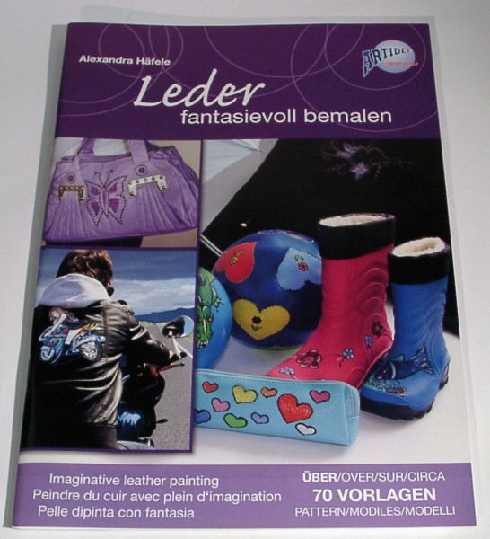 Leder fantasievoll bemalen, Vor-