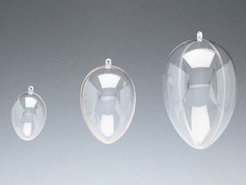 Kunststoffei transparent 60mm