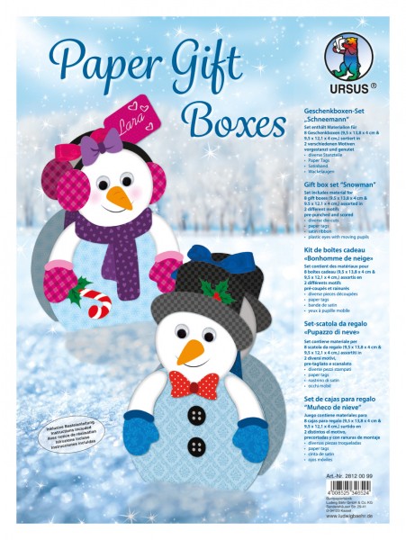Paper Gift Boxes ”Schneemann”
