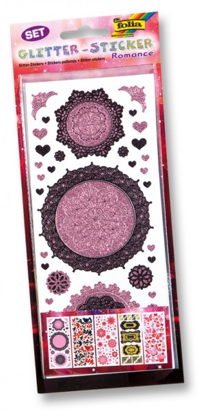Glitter-Sticker Set ”Romance”
