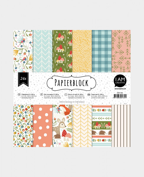 Papierblock III  30,5x30,5 cm