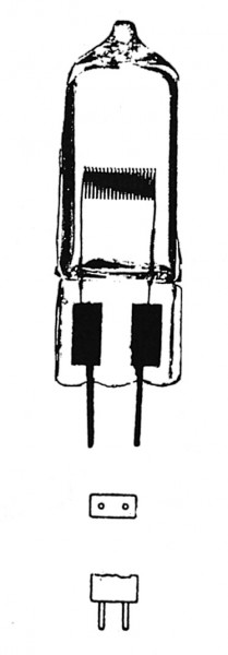 Lampe 12 V - 50 W, Sockel G 6,35