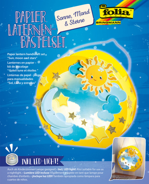 Laternen-Bastelset ”Sonne,Mond &