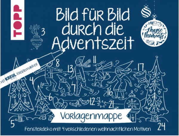 Vorlagenmappe Bild für Bild durch