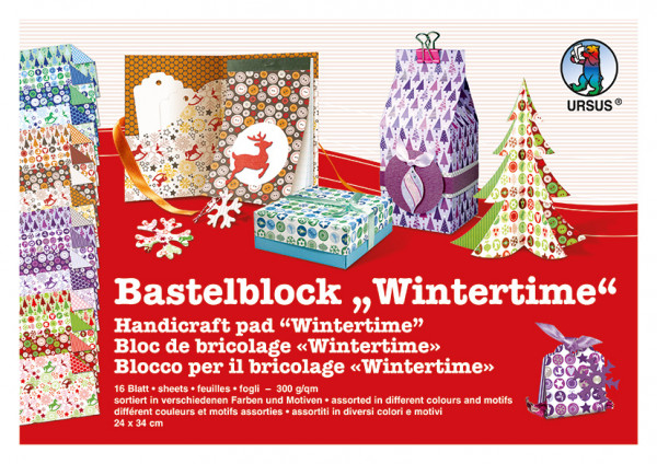 Bastelblock ”Wintertime” 300g/m²