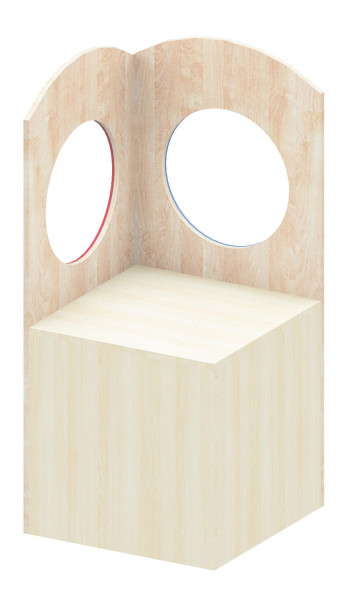 Ecke Fenster mit Acrylglasfenster