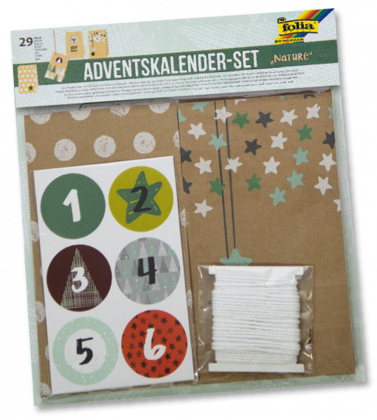 Adventskalender-Set, NATURE