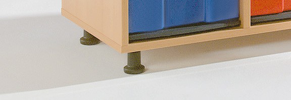 InBox-Schrank, 8 Boxen L, Füßen,