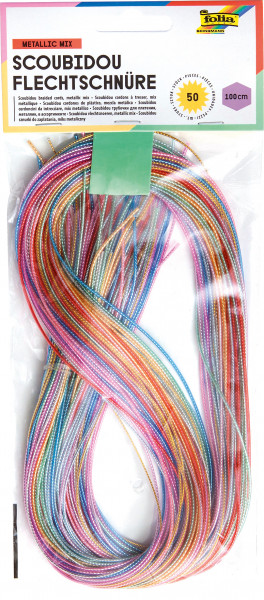 Flechtschnüre (Scoubidous) mit