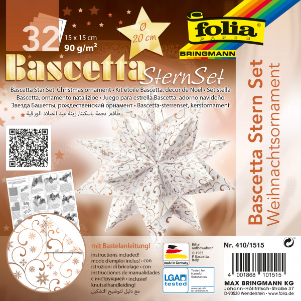 Bascetta-Stern Weihnachtsornament