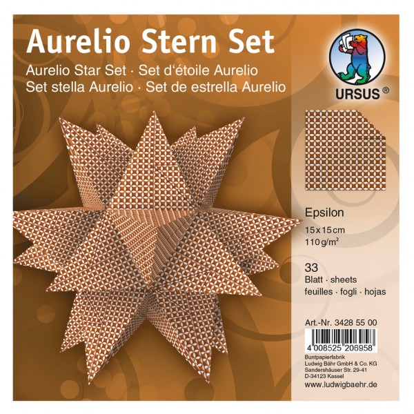 Aurelio-Stern ”Epsilon” weiß/kupfer