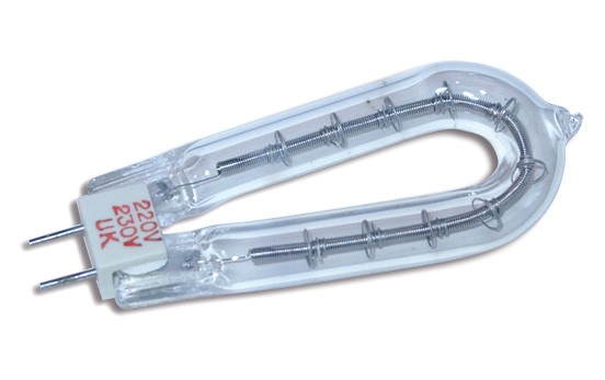 Lampe 220 V - 1000 W, U-Form,