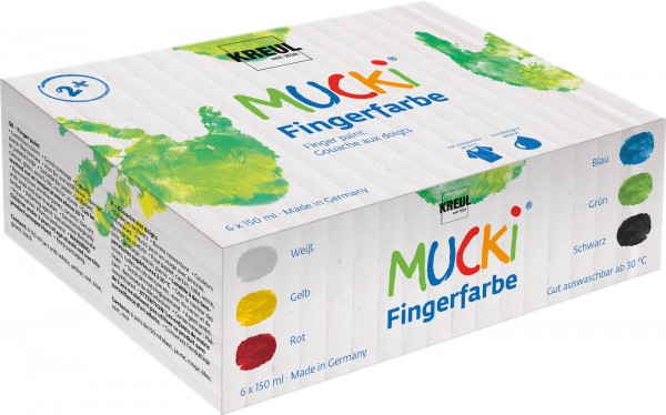 Fingerfarben Mucki Sortiment