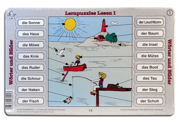 Lernpuzzle Lesen 1 - Tafel 1