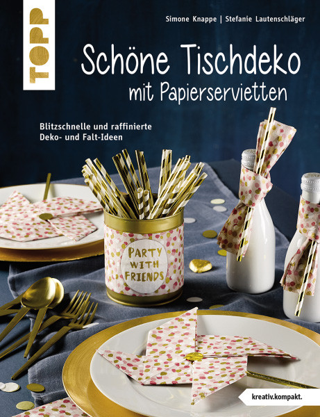 Schöne Tischdeko mit Papier-