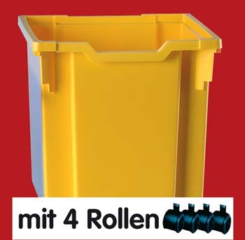 Schub einzeln groß mit Rollen