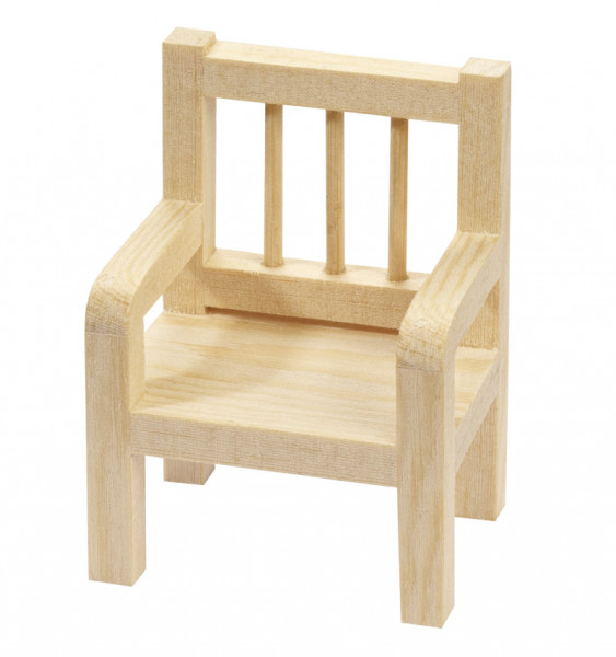 Wichtelzubehör Mini-Stuhl ca. 4,5cm