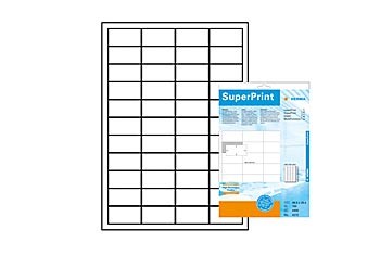 Etiketten weiß (4272), 48,3x25,4mm,