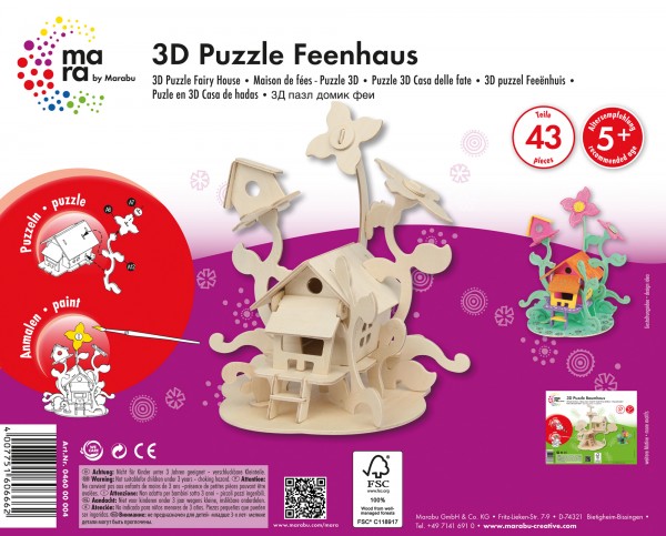 3D Puzzle Feenhaus