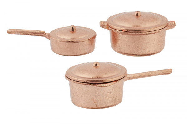 Wichtelzubehör Topfset, 1,8-3cm, 3-teilig