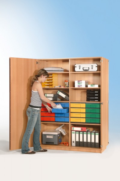 Schrank mit 16 InBoxen M