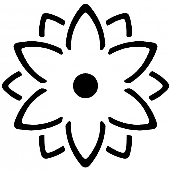 Pop-UP Motivlocher Blüte