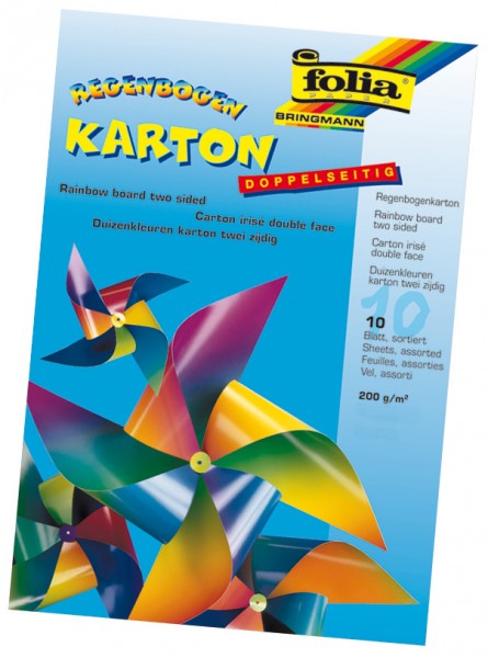 Oletx Regenbogen-Geschenkpapiertüte 33 Cm – Inkl. Seidenpapier, Karte & Aufkleber Für Partys