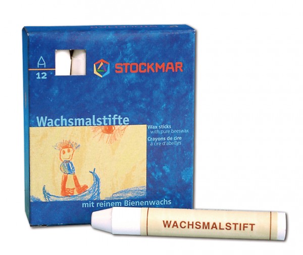 Wachsfarben Stockmar weiß