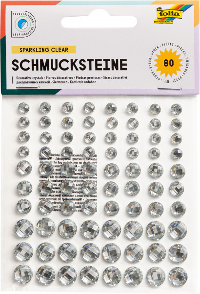 Deko-Schmucksteine, Clear,