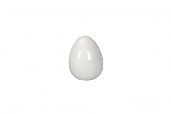 Pozellan Ei weiß 7x9cm