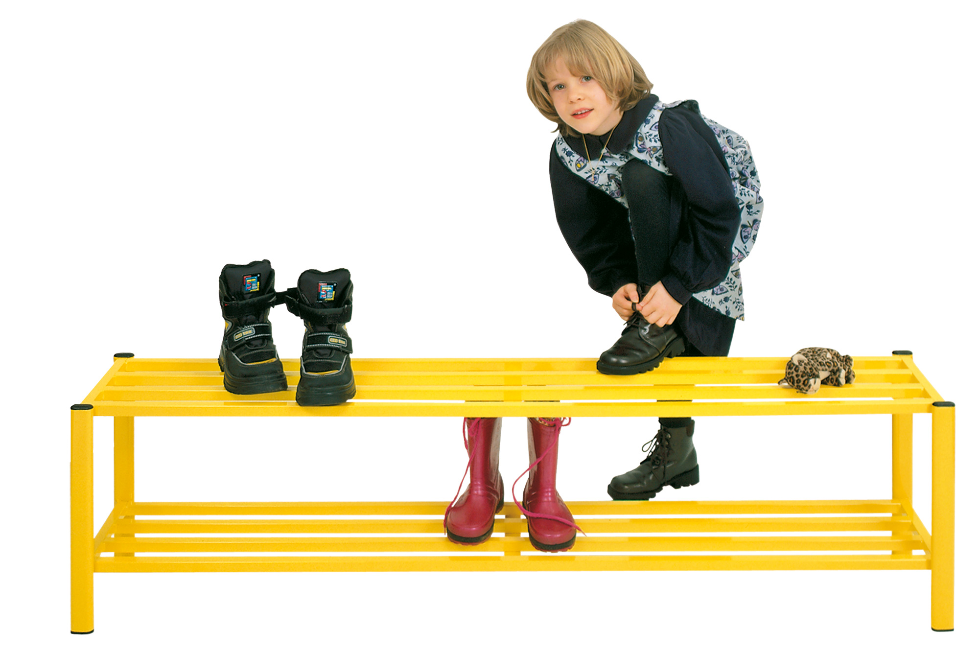 Schuhregal Grundregal 100cm für hohe Schuhe