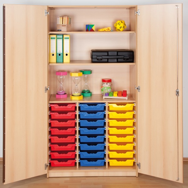 Klassenraumschrank 24 flache