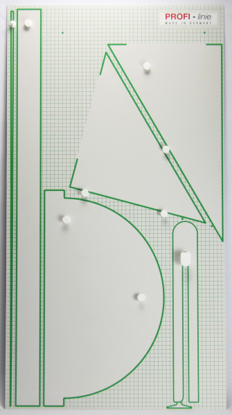 Gerätetafel 102x55cm ohne Geräte