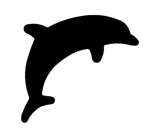 Motiv-Locher klein Delfin