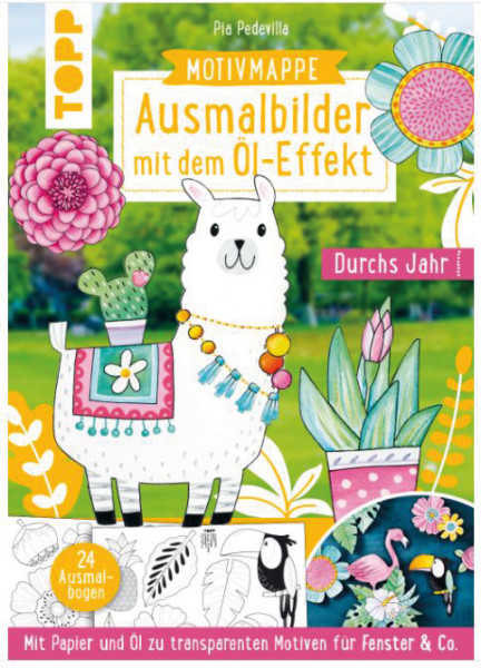 Ausmalbilder mit dem Öl-Effekt