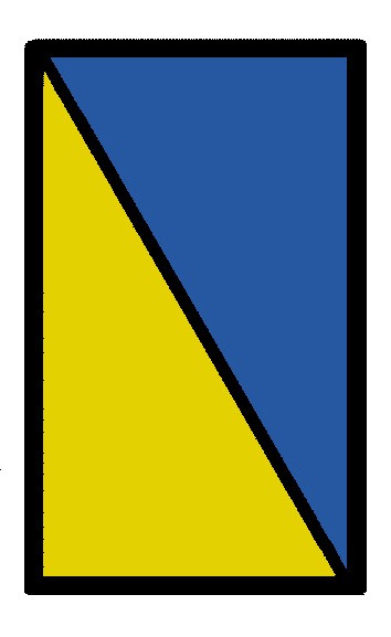 Rechtecksäule Diagonalschnitt