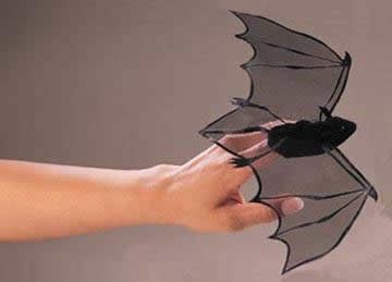 Fingerpuppe Mini Fledermaus