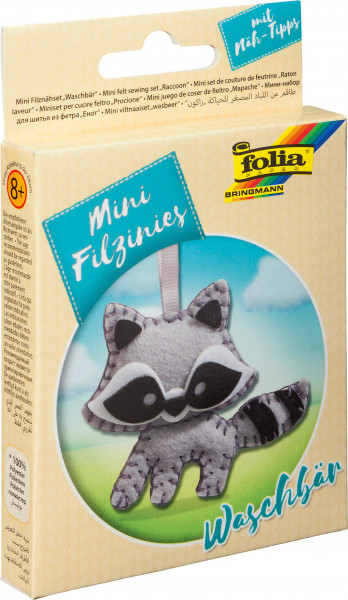 Filz-Set ”Mini Filzinies Waschbär”