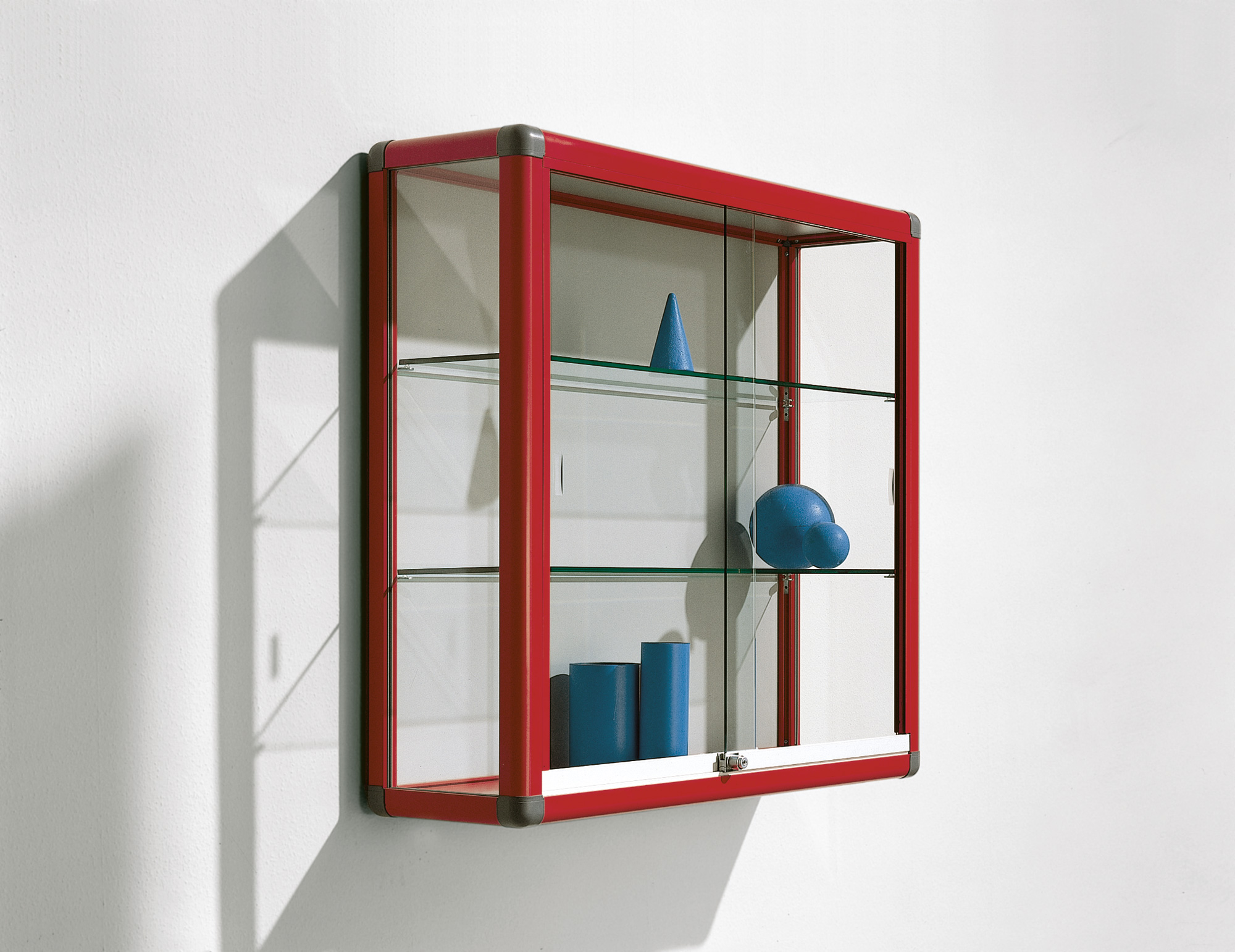 Wandvitrine 100cm breit ganz Sicherheitsglas