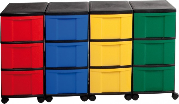 Container-System 4x3 farbige