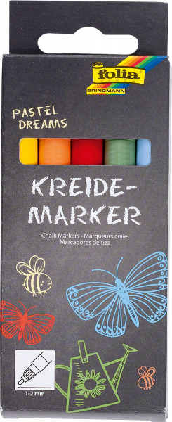 Kreidemarker 5er Set Pastel Dreams