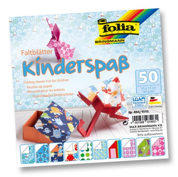 Faltblätter 80g/m², Kids