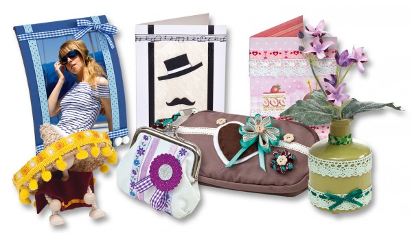 Stoffbänder-Set gelb&orange