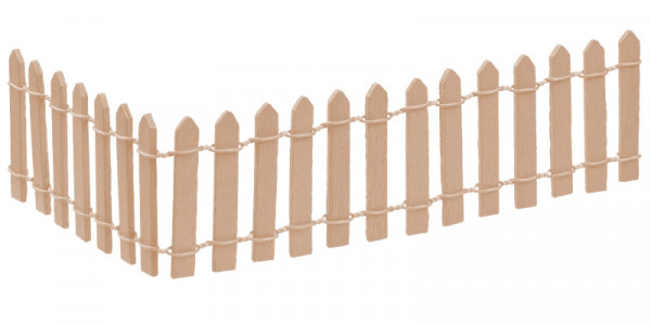 Wichtelzubehör Zaun natur, 25 x 5cm