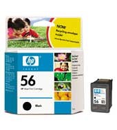 HP Tintenpatrone C6656A schwarz