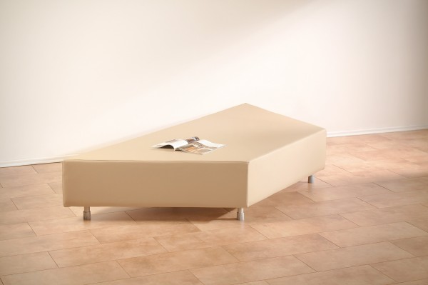 Ruhe-Oase Trapez groß, in Leder