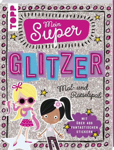 Super Glitzer Mal-Rätselspaß