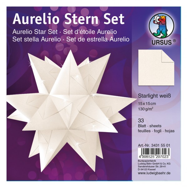 Aurelio-Stern ”Starlight” hochweiß