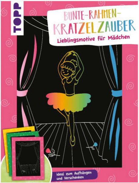 Bunte Rahmen Kratzelzauber