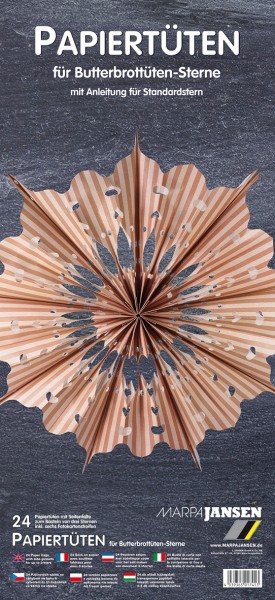 Butterbrottüten-Sterne Bastelset
